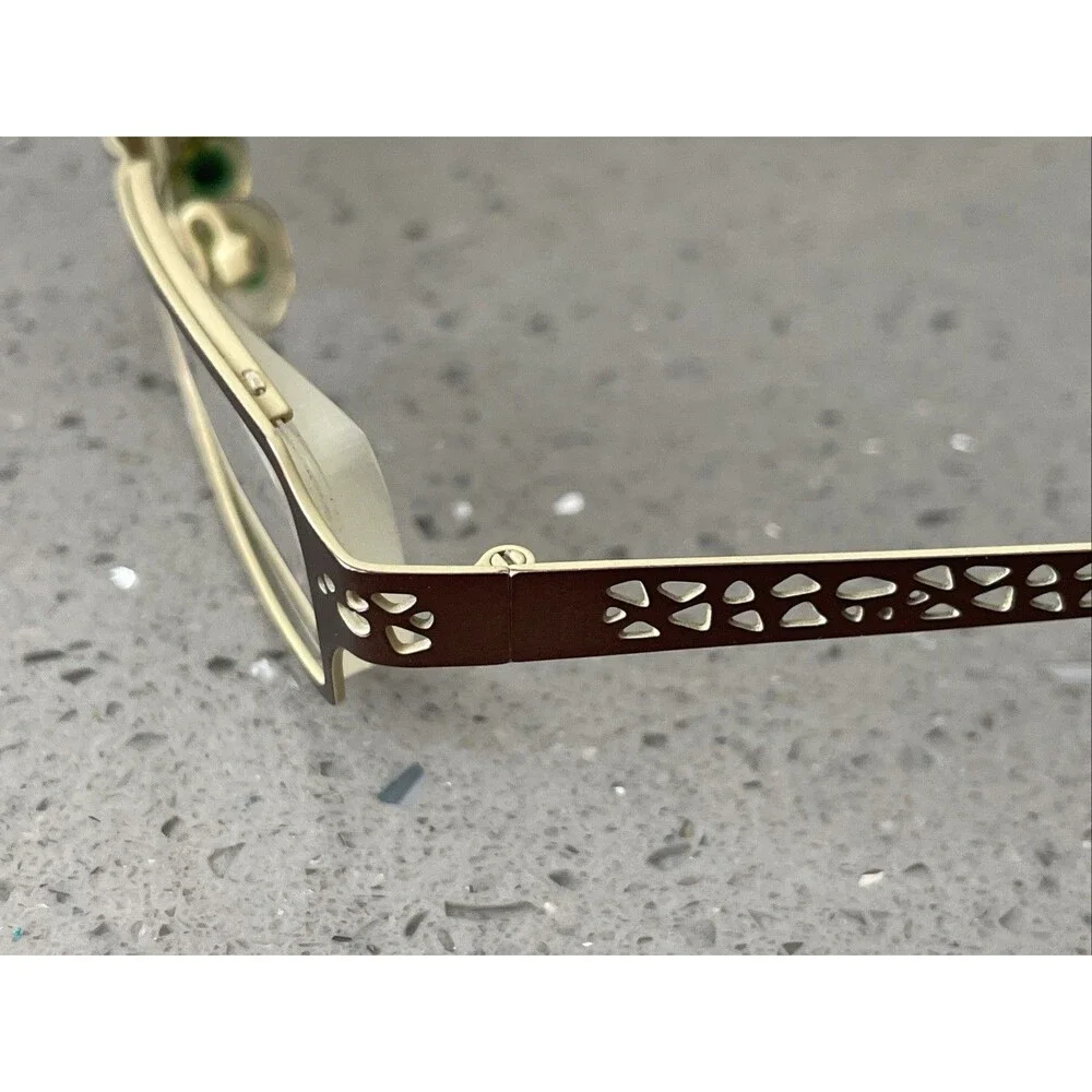 Bellagio B424 C-02 48-18-135 Metal Bronze Brown Full Rim Eyeglasses Frames ONLY